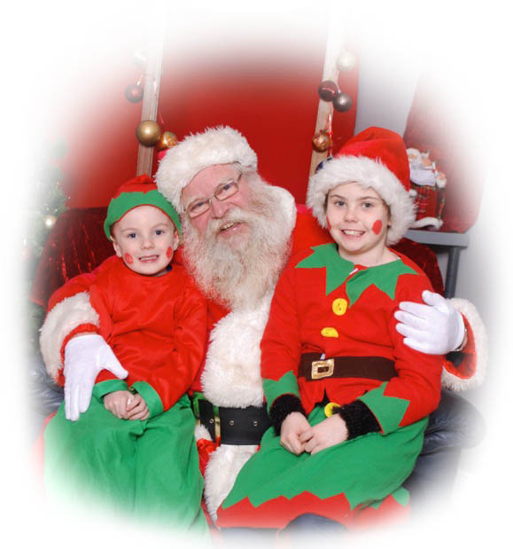Santa and Elves Santa’s elves always have a great time!
